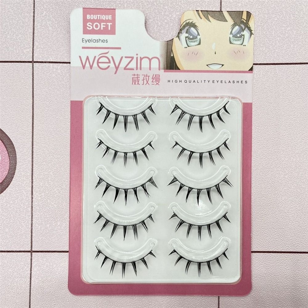5 أزواج حزمة اليابانية تأثيري  - مراجعة Eyelash Extension Japanese وسعره