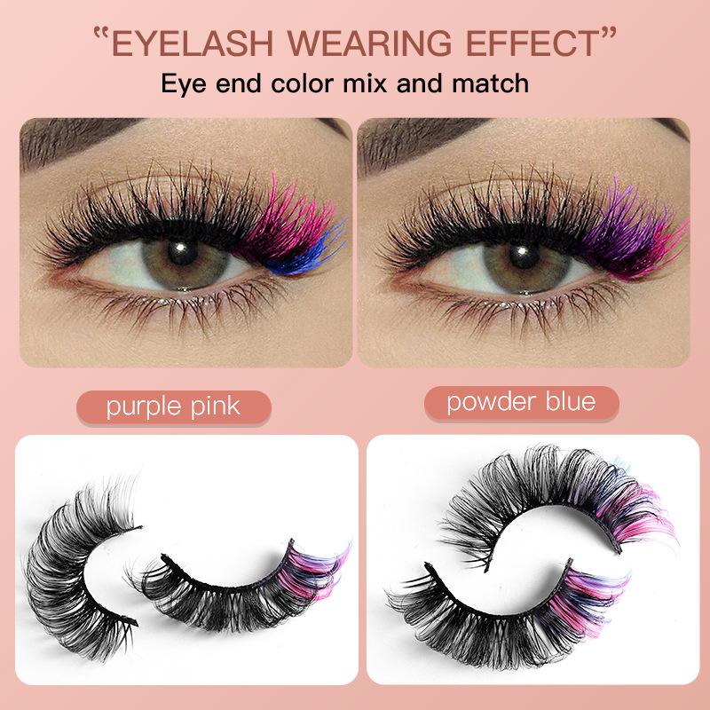 7 أزواج من الرموش الصناعية الم - مراجعة Eyelash Extension Russian Volume وسعره